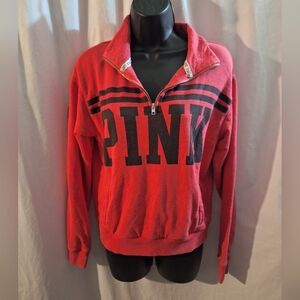 Victoria's Secret PINK Pink Zip-Up Sweater